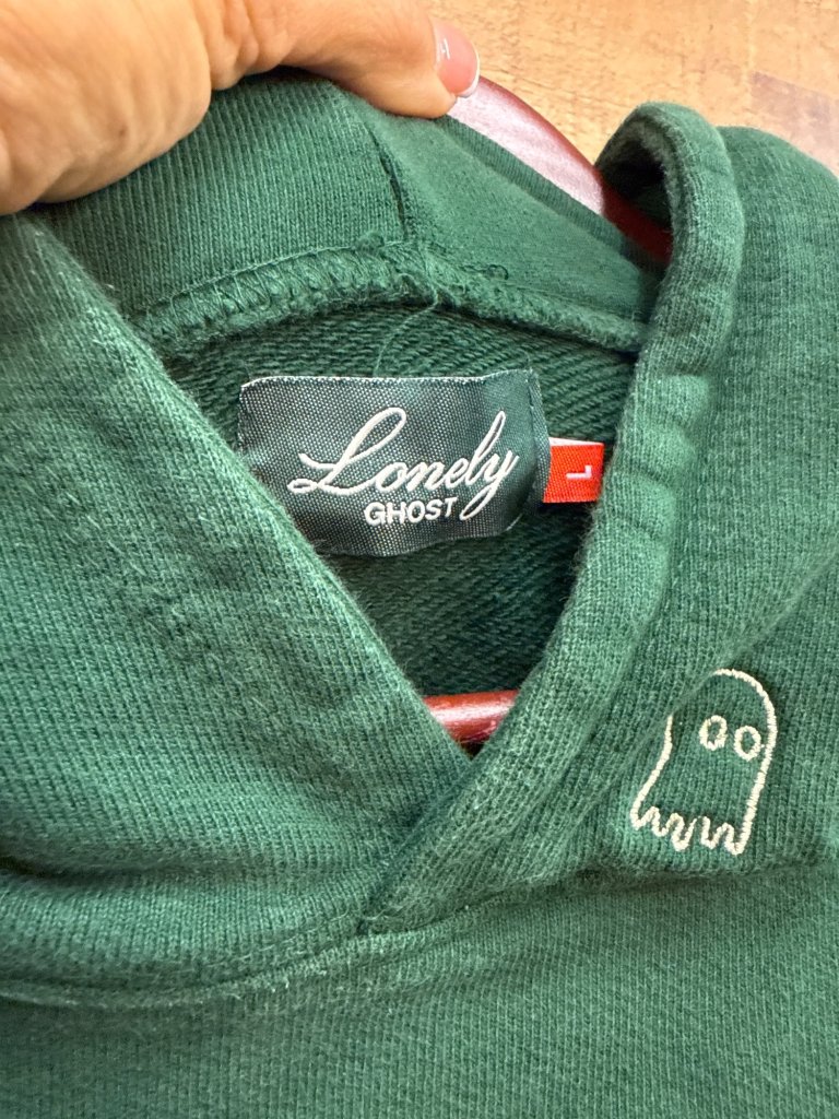 Lonely Ghost Hoodie "Text Me When You Get Lonely" Large — image 4 of 4